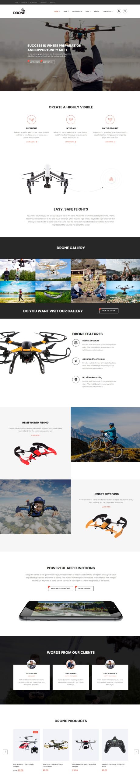 Drone Website